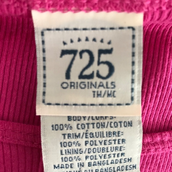 Vintage 725 Originals Girls M Size 10/12 Button Ruffle Hem Stripe Cheetah Print - Picture 10 of 11